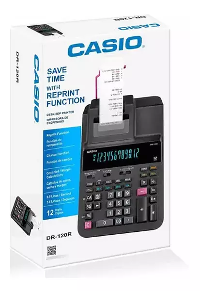 Calculad.Casio Dr-120r