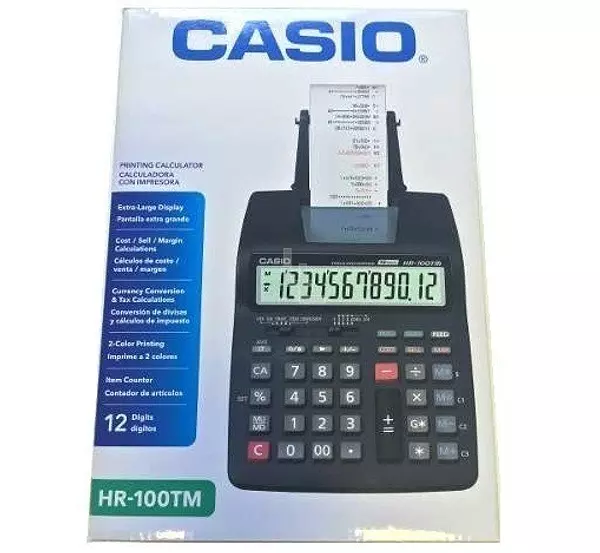 Calculad. Casio Hr-100 12dig.