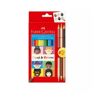 Color Faber Triang.Caras Y Colores X 12+3