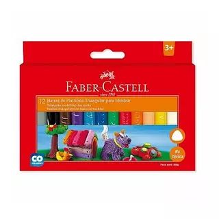 Plastilina Triangular Para Moldear X 12 Barras