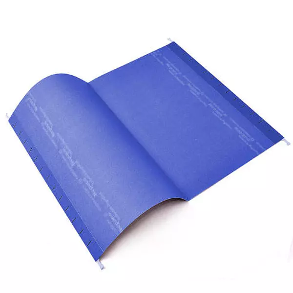 Carpeta Colgante Plástica Azul