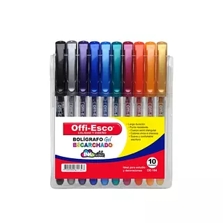 Bolígrafo de Gel Escarchado Offi-Esco